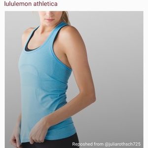 New with tags Lululemon Swiftly Tech Razorback Blue Size 8